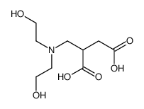 2-[[bis(2-hydroxyethyl)amino]methyl]butanedioic acid结构式