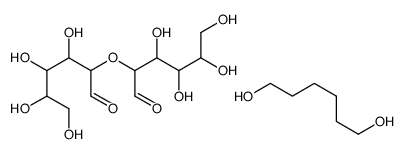 hexane-1,6-diol,(2R,3S,4R,5R)-3,4,5,6-tetrahydroxy-2-[(2R,3S,4R,5R)-3,4,5,6-tetrahydroxy-1-oxohexan-2-yl]oxyhexanal结构式