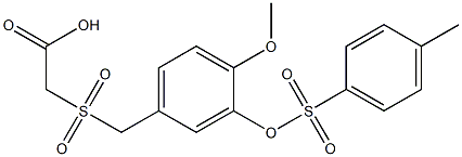 2-(4-甲氧基-3-(甲苯磺酰氧基)苄基磺酰基)乙酸图片