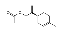 (S)-2-(4-methylcyclohex-3-en-1-yl)allyl acetate Structure