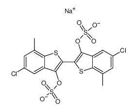 Solubilised Vat Violet 2 structure