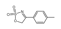 4-(4-methylphenyl)-5H-[1,2,3]oxathiazole 2,2-dioxide Structure