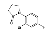 1-(2-溴-4-氟苯基)吡咯烷-2-酮图片