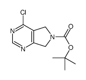 6-Boc-4-chloro-6,7-dihydro-5H-pyrrolo[3,4-d]pyrimidine structure