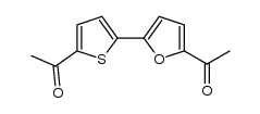 1-[5-(5-acetylfuran-2-yl)thiophen-2-yl]ethanone Structure