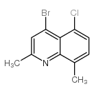 4-Bromo-5-chloro-2,8-dimethylquinoline结构式