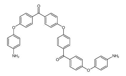 [4-[4-[4-(4-aminophenoxy)benzoyl]phenoxy]phenyl]-[4-(4-aminophenoxy)phenyl]methanone Structure