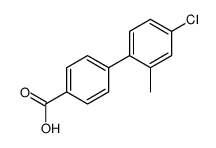 4-(4-chloro-2-methylphenyl)benzoic acid Structure