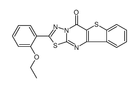 2-(2-Ethoxyphenyl)-5H-(1)benzothieno(3,2-d)-1,3,4-thiadiazolo(3,2-a)pyrimidin-5-one结构式