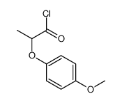 2-(4-methoxyphenoxy)propanoyl chloride结构式