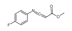 methyl N-(4-fluorophenyl)ketenimine-1-carboxylate Structure