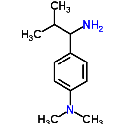 4-(1-Amino-2-methylpropyl)-N,N-dimethylaniline结构式