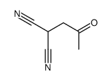 Propanedinitrile, (2-oxopropyl)- (9CI) structure