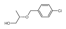 (S)-2-(p-chlorobenzyloxy)-1-propanol结构式