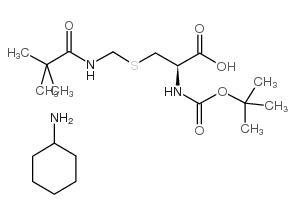 boc-cys(tacm)-oh cha Structure