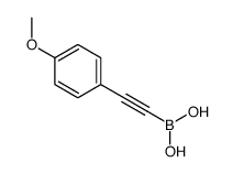 2-(4-methoxyphenyl)ethynylboronic acid结构式