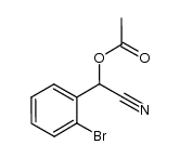 acetoxy-2-bromophenylacetonitrile Structure