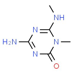 1,3,5-Triazin-2(1H)-one,4-amino-1-methyl-6-(methylamino)-(9CI)结构式