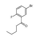 1-(5-Bromo-2-fluorophenyl)pentan-1-one structure