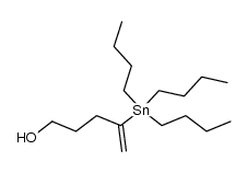 5-hydroxy-2-tri-n-butylstannyl-1-pentene结构式