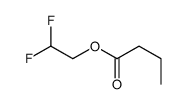 2,2-difluoroethyl butanoate结构式