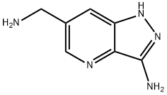 6-Aminomethyl-1H-pyrazolo[4,3-b]pyridin-3-ylamine结构式