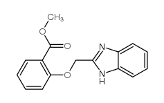 2-[(2'-CARBOMETHOXYPHENOXY)METHYL]-BENZIMIDAZOLE Structure