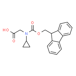 N-Fmoc-N-cyclopropylglycine structure