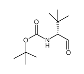 tert-butyl (R)-(3,3-dimethyl-1-oxobutan-2-yl)carbamate Structure