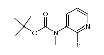 2-Bromo-3-(N-t-butoxycarbonyl-N-methyl)aminopyridine Structure