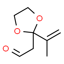 1,3-Dioxolane-2-acetaldehyde,2-(1-methylethenyl)- Structure