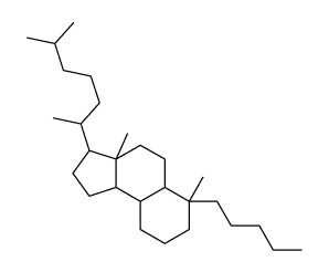 4-methyl-4,5-secocholestane Structure