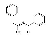 N-(2-phenylacetyl)benzamide Structure