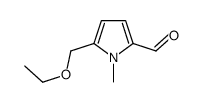 5-(ethoxymethyl)-1-methylpyrrole-2-carbaldehyde Structure