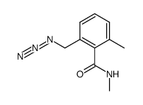 2-Azidomethyl-6,N-dimethylbenzamide结构式