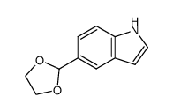 5-(1,3-dioxolan-2-yl)-1H-indole Structure