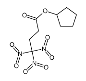 cyclopentyl 4,4,4-trinitrobutanoate Structure