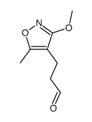 4-Isoxazolepropanal,3-methoxy-5-methyl-(9CI) picture