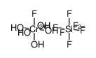 pentahydroxychromium(VIII) fluoride hexafluorosilicate(IV)结构式