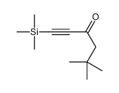 5,5-dimethyl-1-trimethylsilylhex-1-yn-3-one结构式