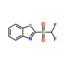 2-((Difluoromethyl)sulfonyl)benzo[d]thiazole Structure