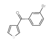 3-(3-BROMOBENZOYL)THIOPHENE Structure