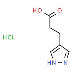 1H-Pyrazole-4-propanoic acid structure