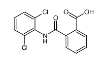 2-(2,6-dichlorophenylcarbamoyl)benzoic acid结构式