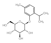 thymol-b-d-glucopyranoside structure