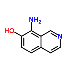 7-Isoquinolinol,8-amino-(9CI) structure