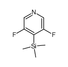 Pyridine,3,5-difluoro-4-(trimethylsilyl)-(9CI)结构式