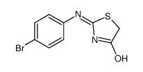 2-(4-bromoanilino)-1,3-thiazol-4-one Structure