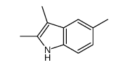 2,3,5-三甲基-1H-吲哚结构式