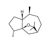 (3R)-3,4,5,6,6aα,7,8,9-Octahydro-2,2,6α,9β-tetramethyl-3,9aβ-methano-2H-cyclopent[b]oxocin结构式